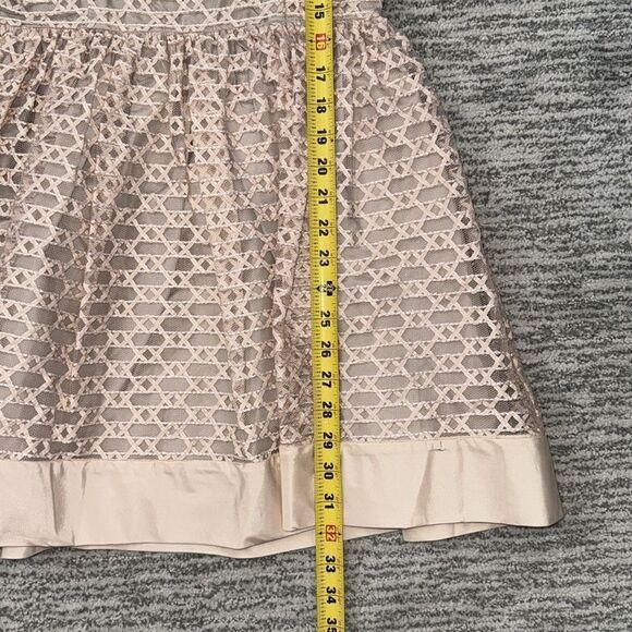 NWT Red Valentino Pink Ribbon Mesh A-Line Dress Size 2 Pink Blush - Picture 11 of 15
